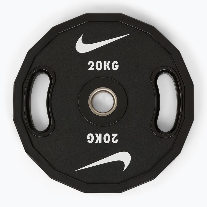 Greutate bumper Nike Strength Pro Urethane Plates 20 kg black/white 2