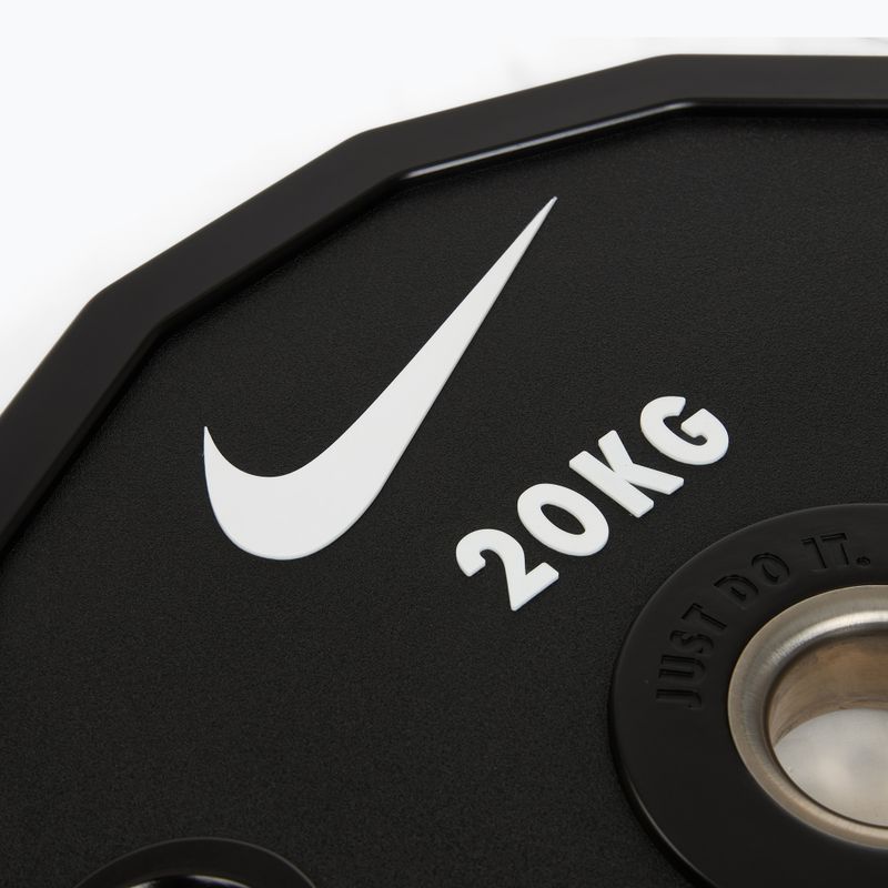 Greutate bumper Nike Strength Pro Urethane Plates 20 kg black/white 3