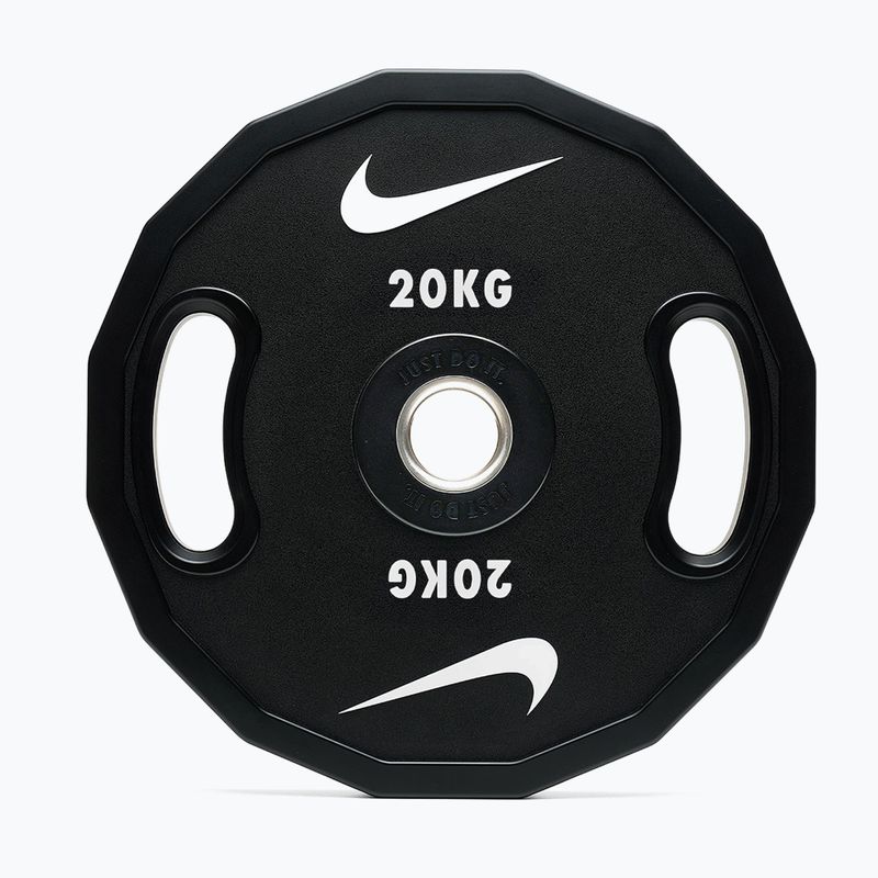 Greutate bumper Nike Strength Pro Urethane Plates 20 kg black/white 4