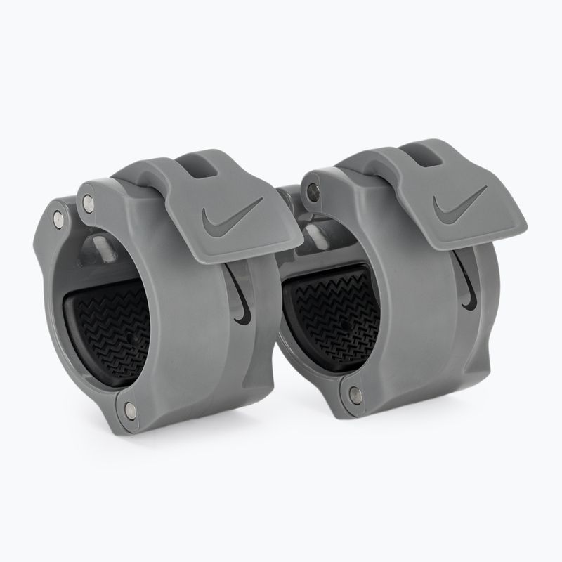 Cleme pentru bară Nike Strength Barbell Collars 2 buc. grey/black