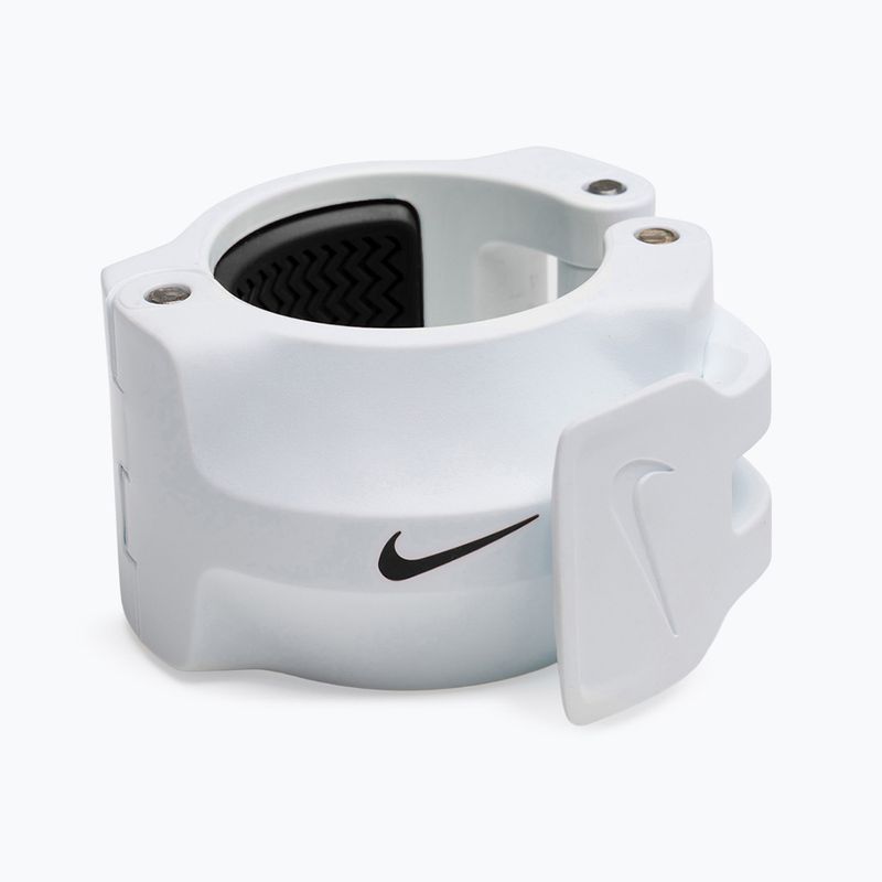 Cleme pentru bară Nike Strength Barbell Collars 2 buc. white/black 8