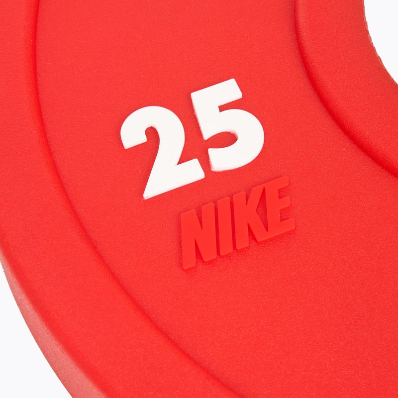 Greutate bumper Nike Strength Pro Urethane Bumper Plates 25 kg red/white 3