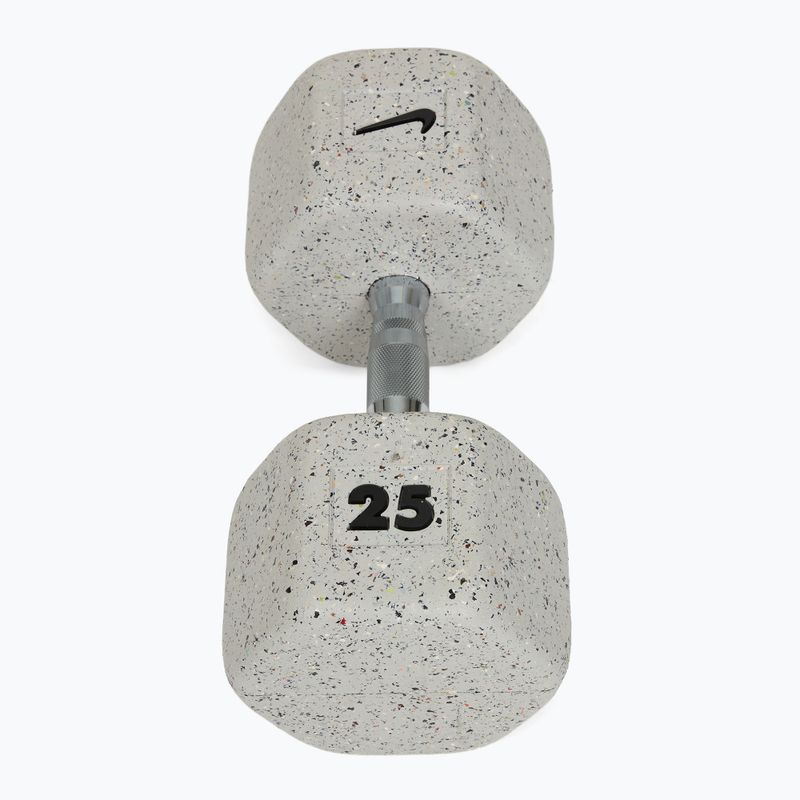 Ganteră cauciucată Nike Strength Grind Dumbbell 25 kg wolf grey 2