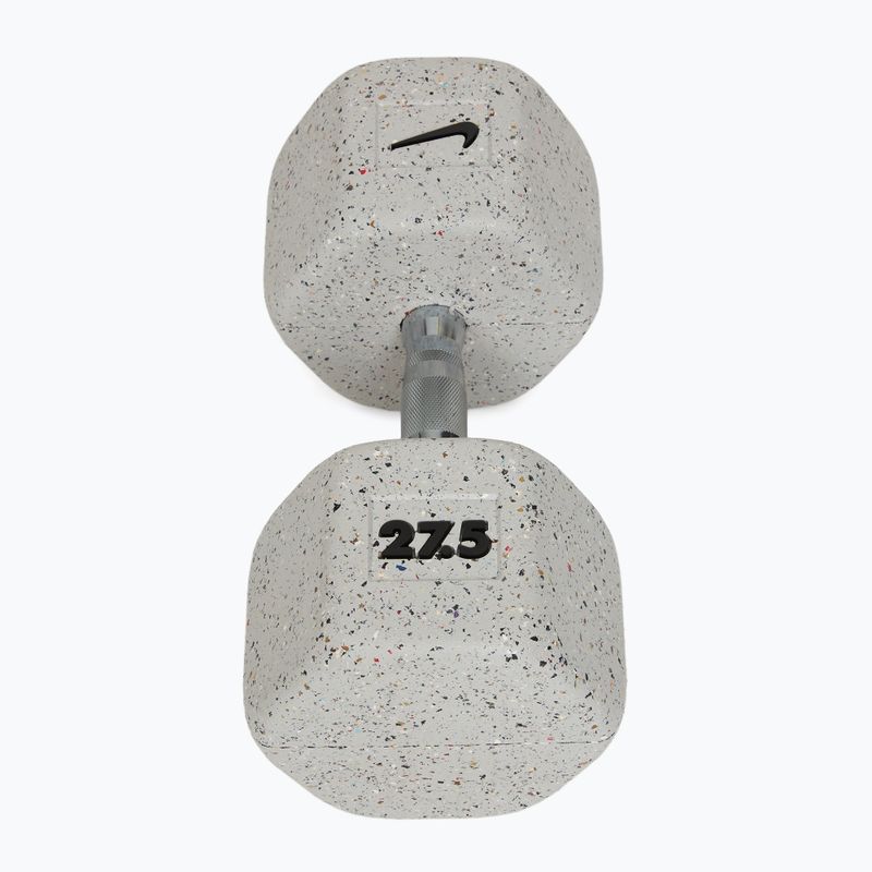 Ganteră cauciucată Nike Strength Grind Dumbbell 27,5 kg wolf grey 2