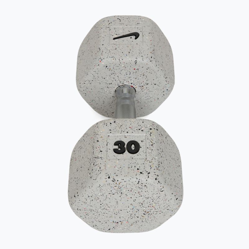 Ganteră cauciucată Nike Strength Grind Dumbbell 30 kg wolf grey 2