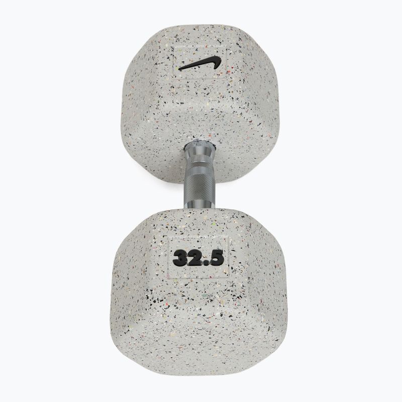 Ganteră cauciucată Nike Strength Grind Dumbbell 32,5 kg wolf grey 2