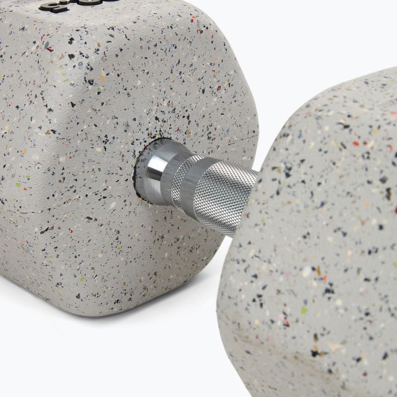 Ganteră cauciucată Nike Strength Grind Dumbbell 32,5 kg wolf grey 4