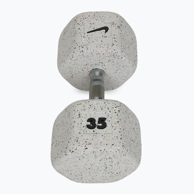 Ganteră cauciucată Nike Strength Grind Dumbbell 35 kg wolf grey 2