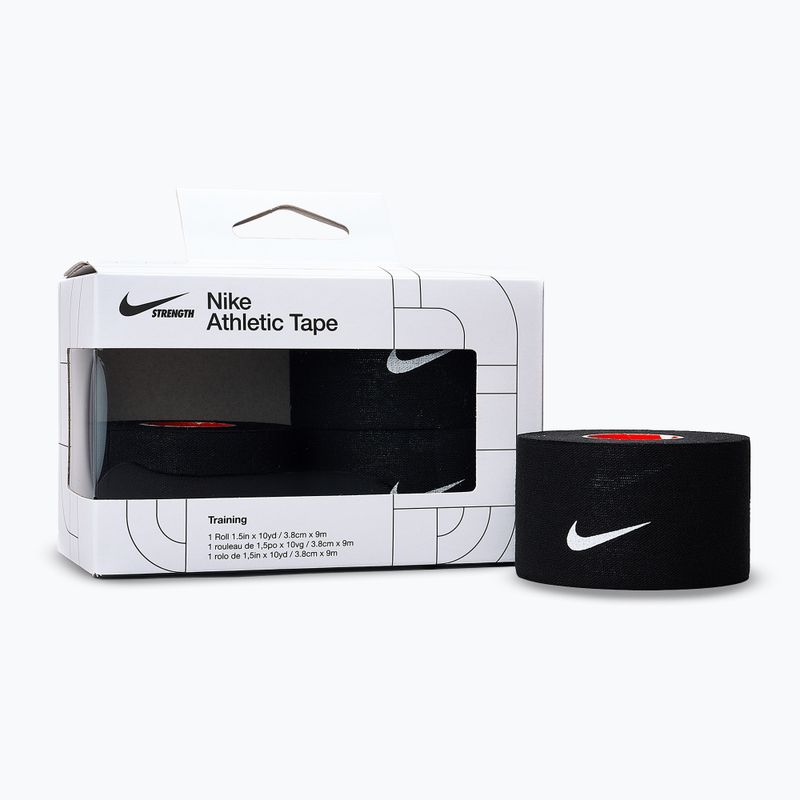 Bandaj elastic coeziv Nike Strenght Athletic Tape black/white 2