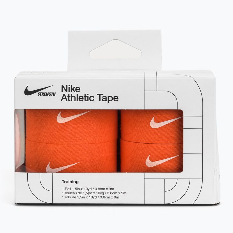 Bandaj elastic coeziv Nike Strenght Athletic Tape orange/white 3