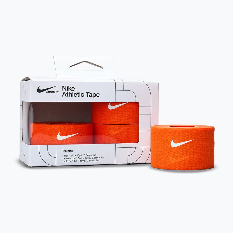Bandaj elastic coeziv Nike Strenght Athletic Tape orange/white 2