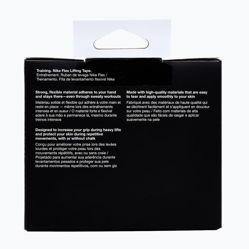 Bandaj elastic coeziv Nike Strenght Flex Lifting Tape white/black 3