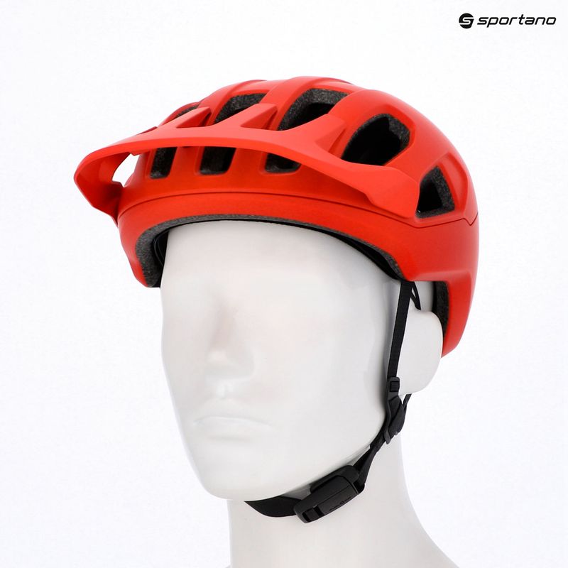 Cască de bicicletă POC Cularis prismane red matt/uranium black matt 6