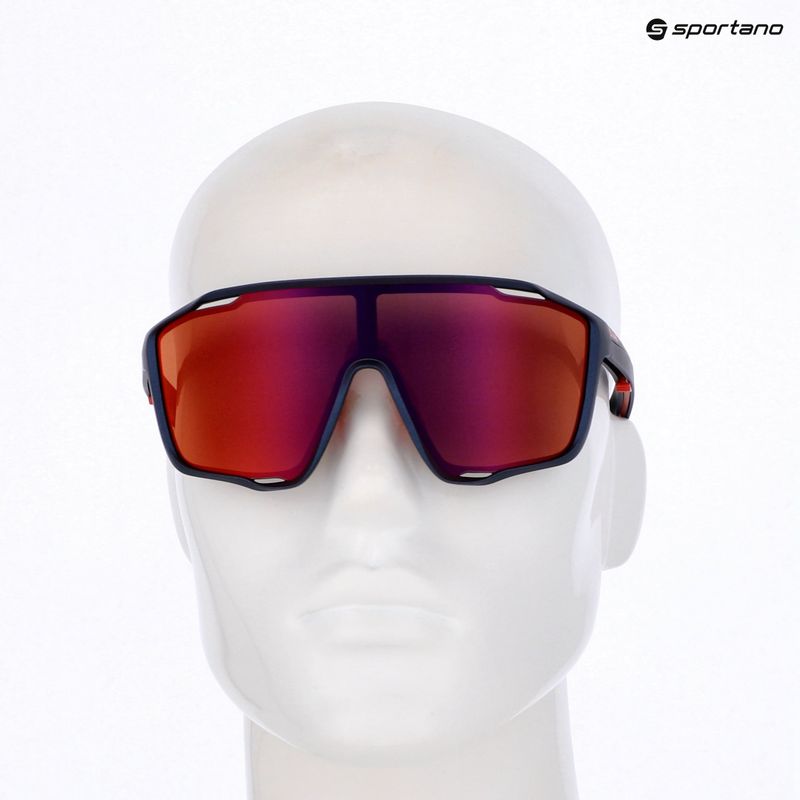Ochelari de soare Red Bull SPECT Kraft blue/brown with red mirror 6