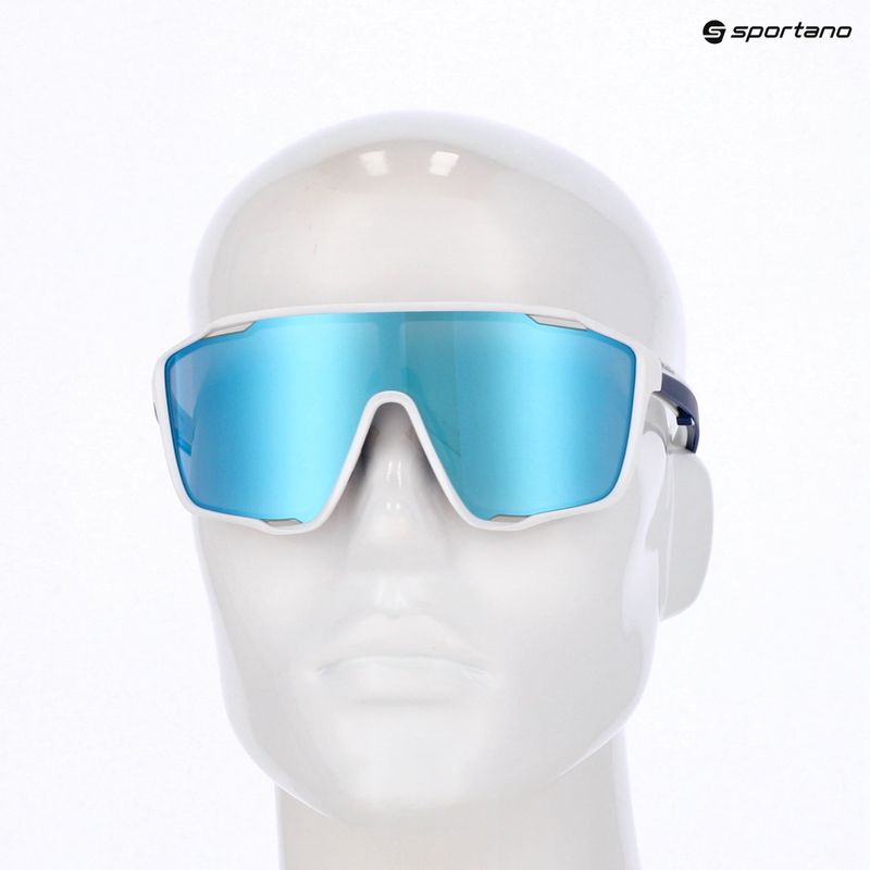 Ochelari de soare Red Bull SPECT Kraft white/smoke with blue mirror 6