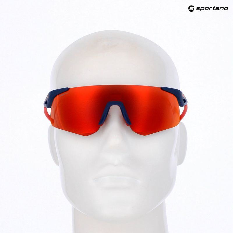 Ochelari de soare Red Bull SPECT Mark blue/brown with red orange mirror 7
