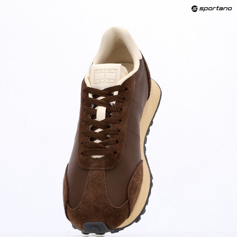 Încălțăminte bărbătească Tommy Jeans Retro Runner Archive Mix legacy brown 9