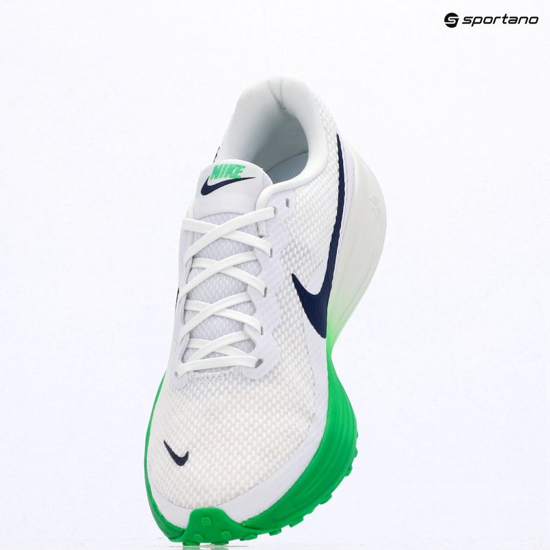 Încălțăminte de alergare pentru bărbați Nike Revolution 8 white/green spark/midnight navy 9
