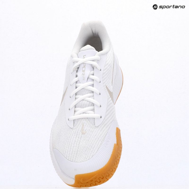 Încălțăminte de tenis pentru bărbați Nike Vapor Lite 3 White/Summit White/Light Orewood Brown 9