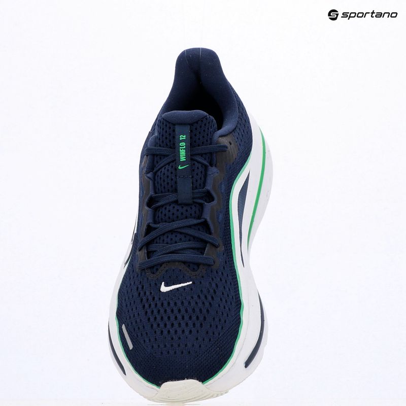 Încălțăminte de alergare pentru bărbați Nike Winflo 12 midnight navy/green spark/summit white 9