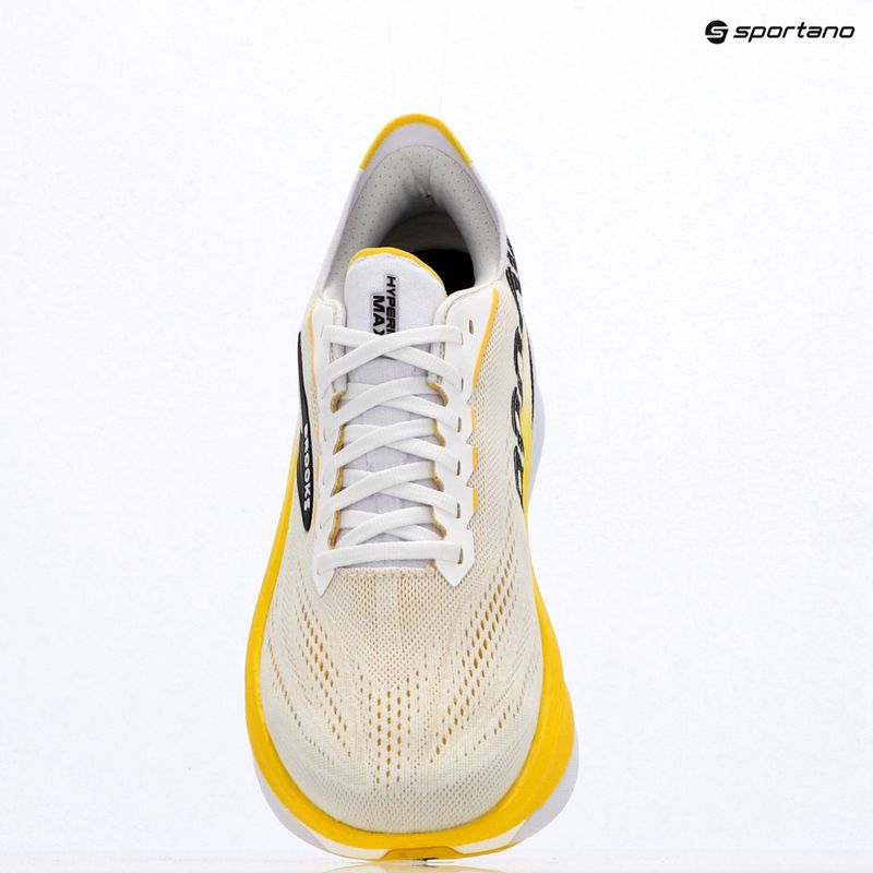 Încălțăminte de alergare pentru bărbați Brooks Hyperion Max 4 white/cyber yellow/black 9
