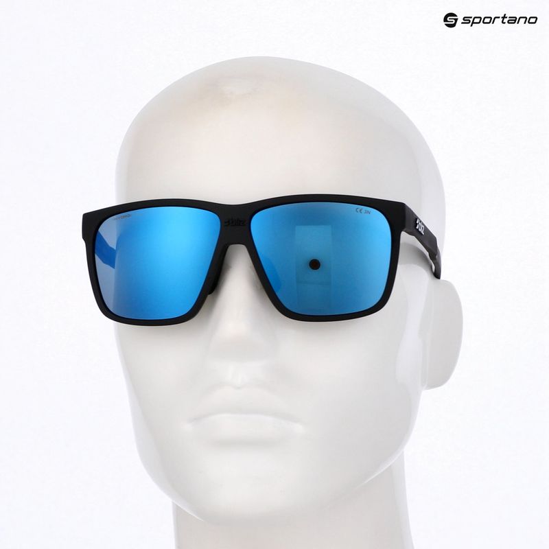 Ochelari de soare Bliz A001 matte black/grey blue multi 7