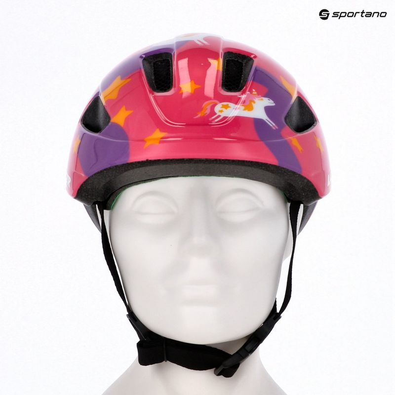 Cască de ciclism pentru copii Lazer Pnut 2.0 KinetiCore purple pony 8