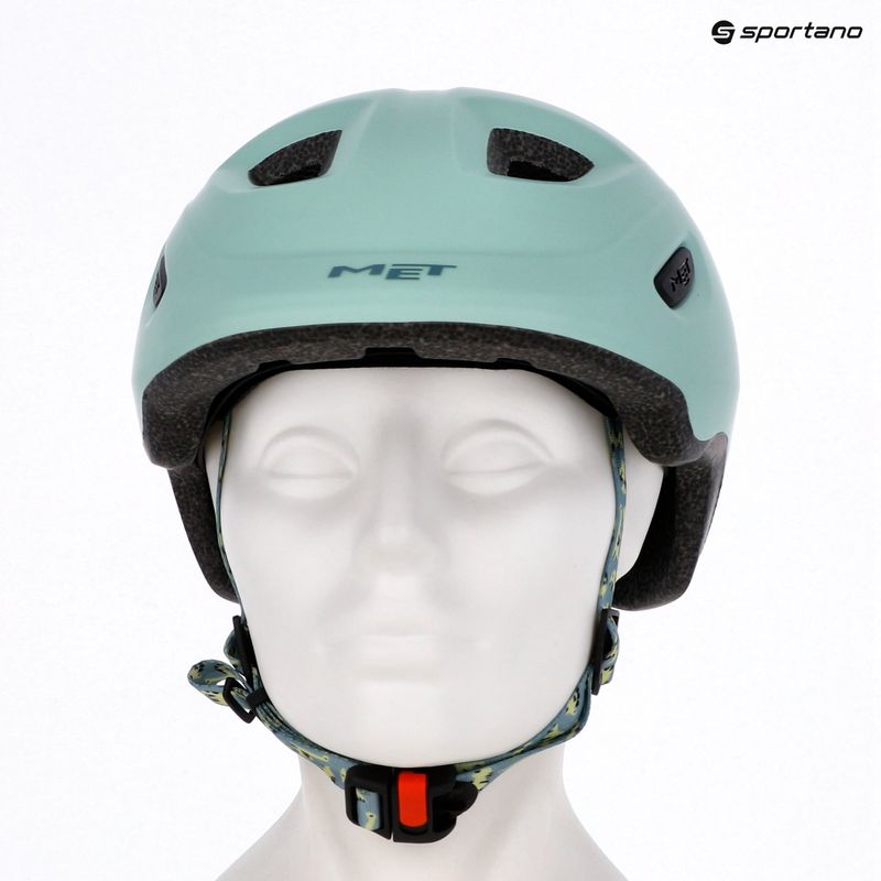 Cască de ciclism pentru copii MET Hooray dusted green matt 7