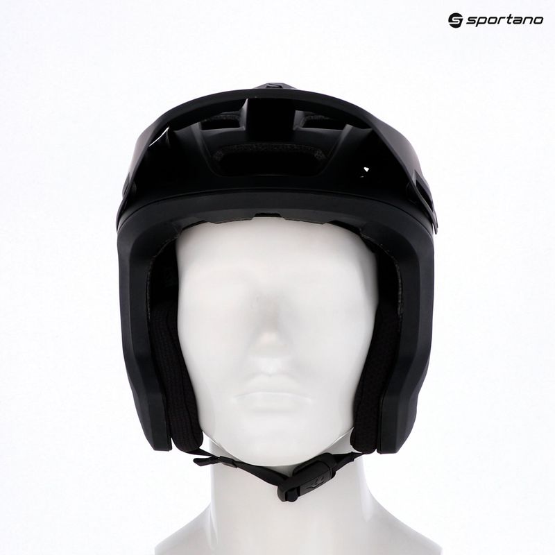 Cască de bicicletă Fox Racing Dropframe Pro matte black 9