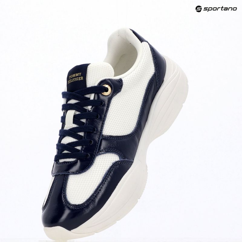 Încălțăminte pentru femei Tommy Hilfiger ModernRunner Shiny Leather yale navy 9