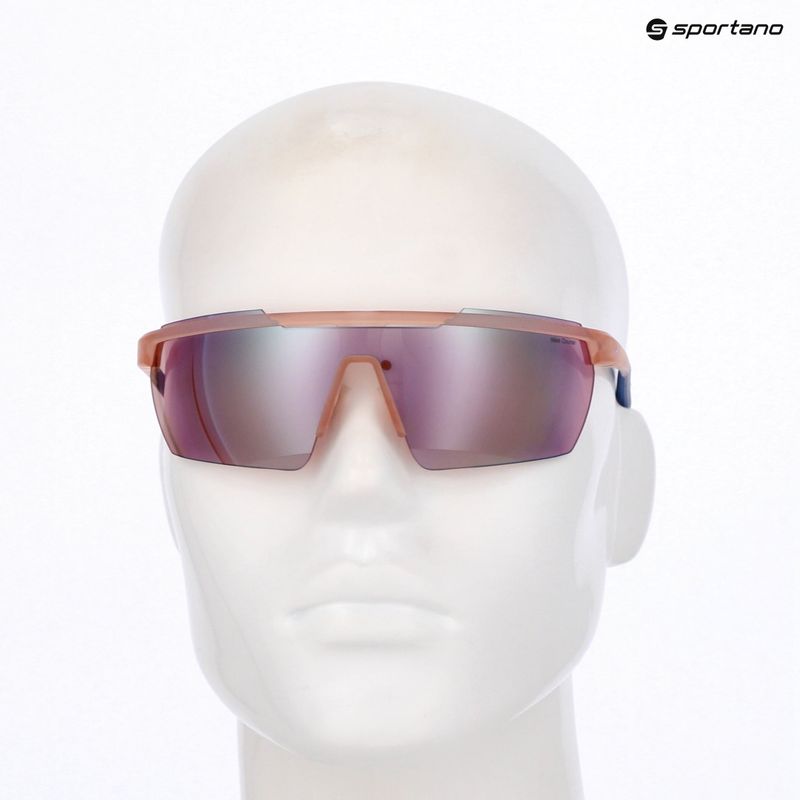 Ochelari de soare Nike Windshield Elite E matte washed coral/ course tint/ milky blue 5