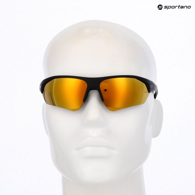 Ochelari de soare pentru copii Under Armour UA 7000/S S3 matte black gold/gold mirror 10
