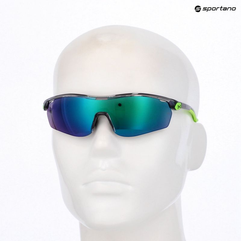 Ochelari de soare pentru copii Under Armour 7001/S S3 grey/green multilayer 10