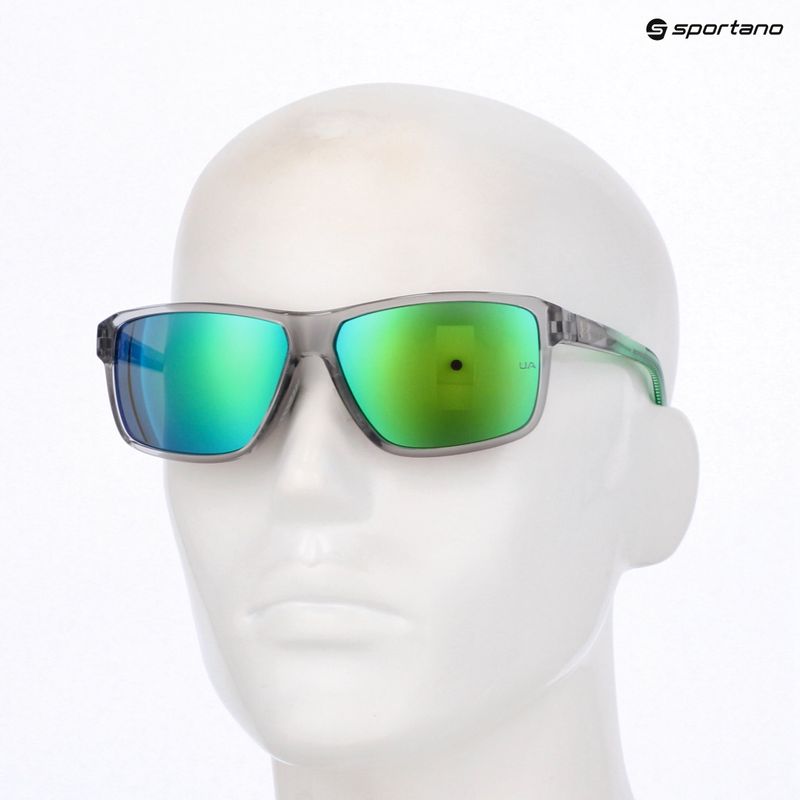 Ochelari de soare pentru bărbați Under Armour Kickoff/G S3 grey green/green multilayer 10
