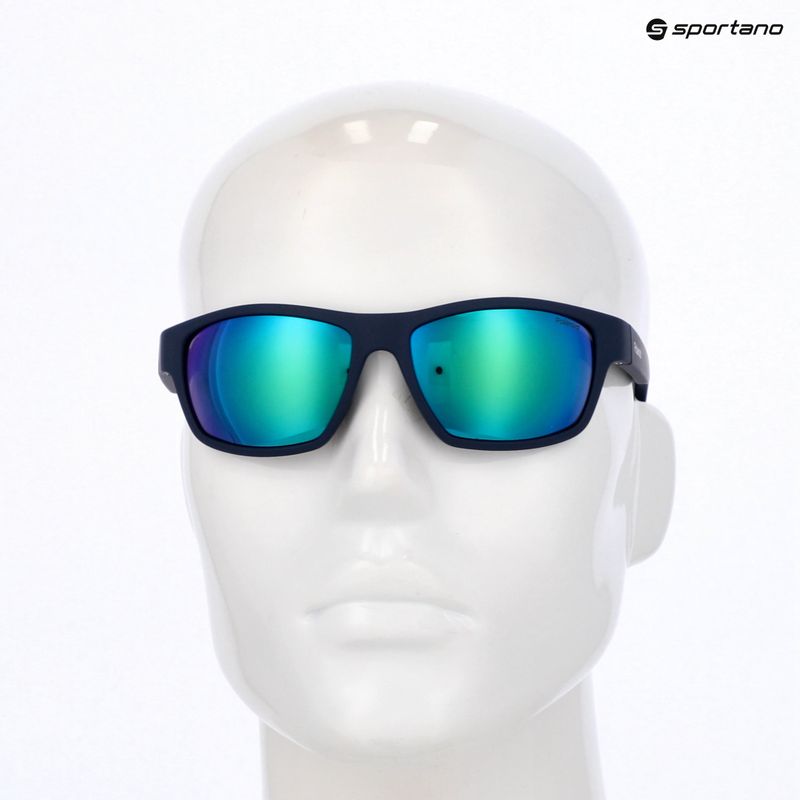 Ochelari de soare Polaroid PLD 7037/S matt blue/greygreen mirror polarized 8