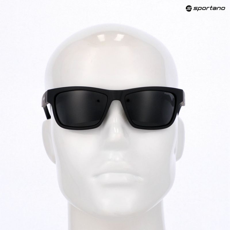 Ochelari de soare pentru bărbați Polaroid PLD 7031/S black/grey polarized 5