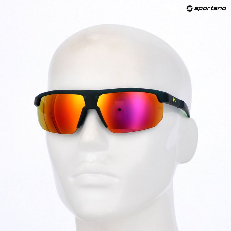 Ochelari de soare pentru bărbați Under Armour Driven/G S3 yellow teal/pink mirror 10