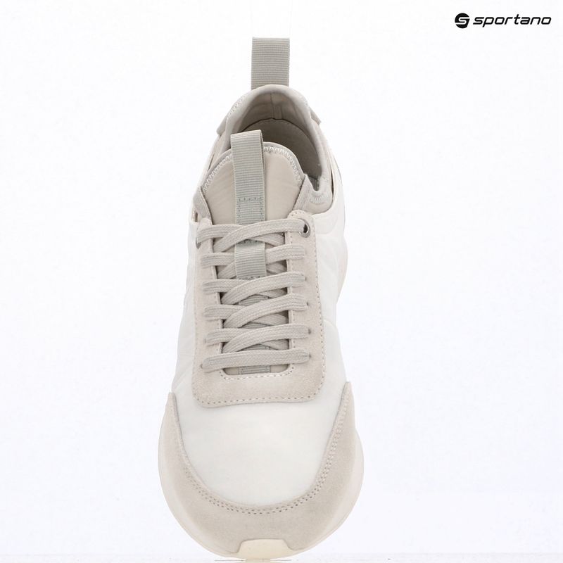 Încălțăminte pentru bărbați Calvin Klein YM0YM01414 Retro Runner Sock Laceup Mix mat bright white/light grey 9
