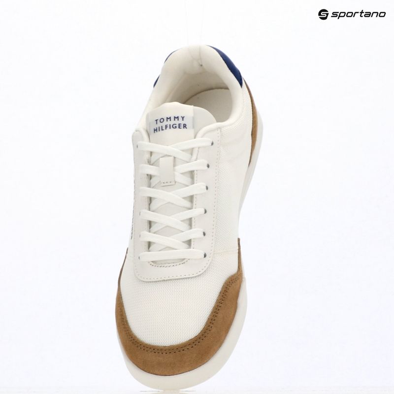 Încălțăminte pentru bărbați Tommy Hilfiger Low Pro Cupsole Nylon Suede Mix ecru 9