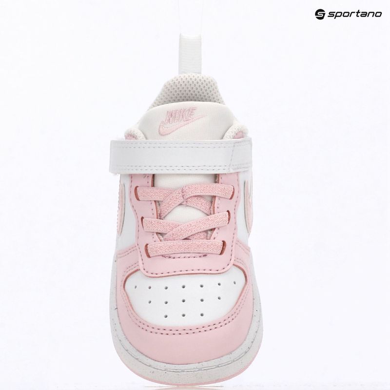 Încălțăminte pentru copii Nike Court Borough Low Recraft white/pink foam 8
