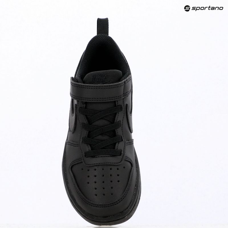 Încălțăminte pentru copii Nike Court Borough Low Recraft black/black/black 5
