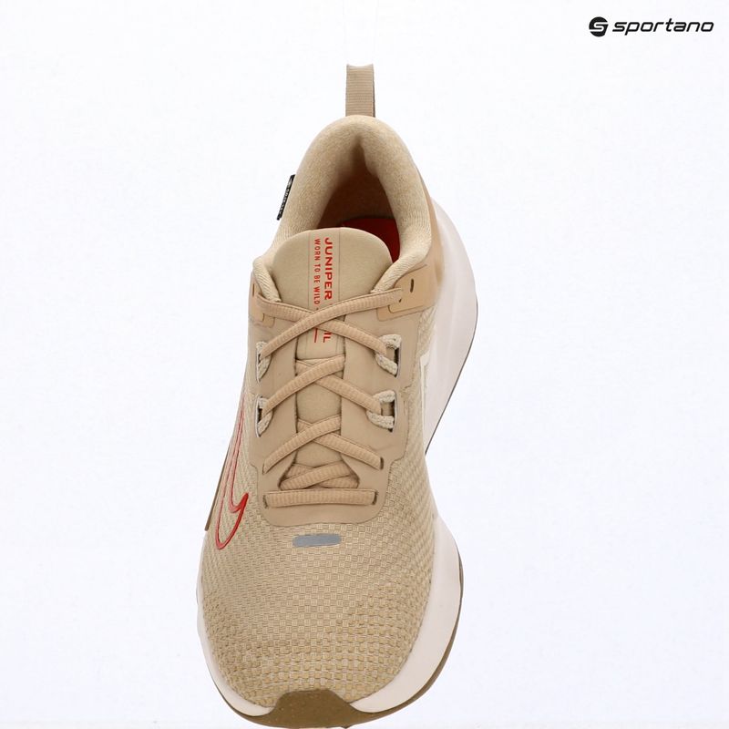 Încălțăminte de alergare pentru bărbați Nike Juniper Trail 2 GORE-TEX linen/light orewood brown/light crimson 6
