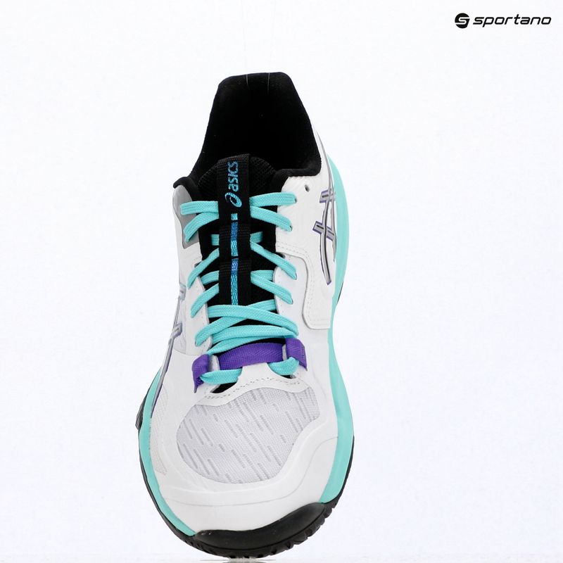 Încălțăminte de volei pentru femei ASICS Sky Elite FF 4 white/radiant amethyst 6
