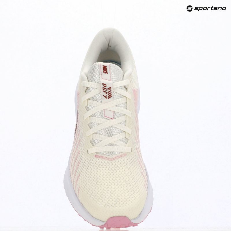 Încălțăminte de alergare pentru femei Nike Run Defy sail/white/pink rise/pink smoke 6