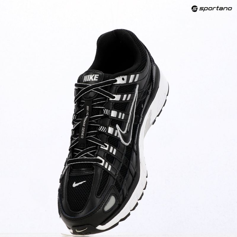 Încălțăminte pentru bărbați Nike P-6000 black/white/metallic silver/black 7