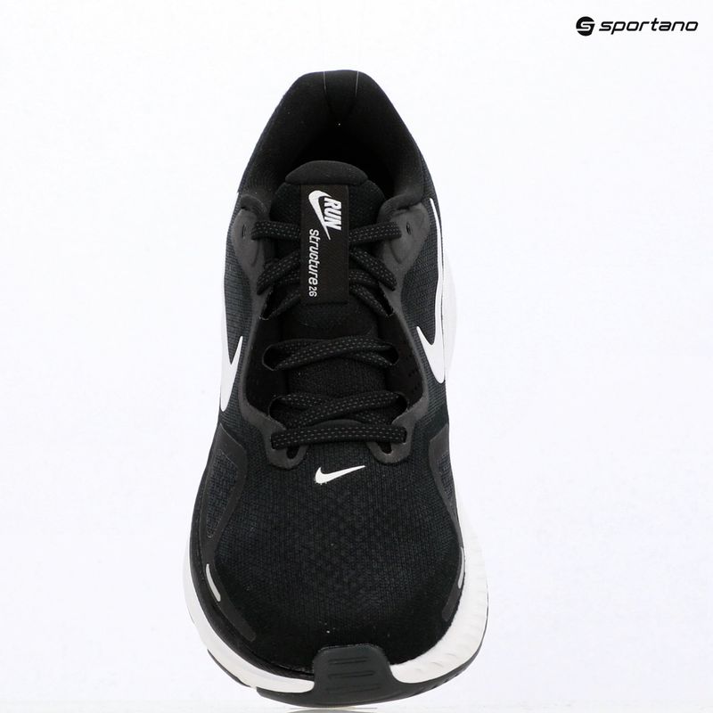 Încălțăminte de alergare pentru bărbați Nike Structure 26 Wide black/wolf grey/metallic silver/white 15