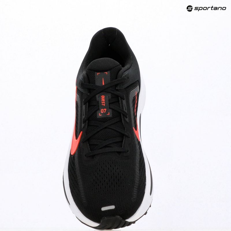 Încălțăminte de alergare pentru bărbați Nike Quest 7 black/white/anthracite/red orbit 10