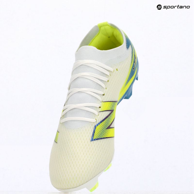Încățăminte de fotbal New Balance Furon Team V9 FG white/alkaline green 6