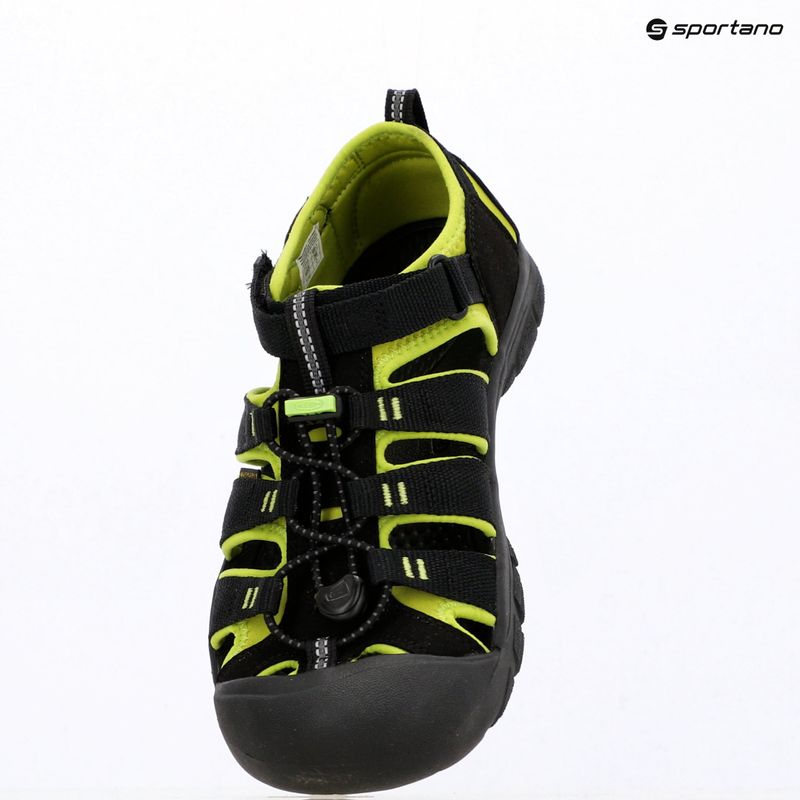 Sandale pentru copii KEEN Newport H2 black/lime green 7