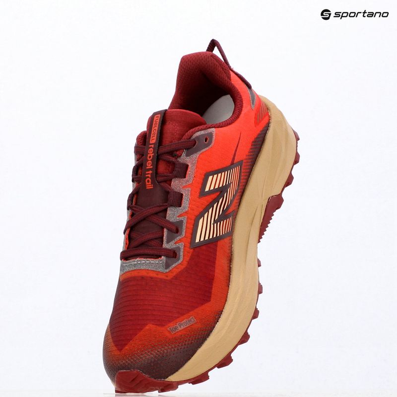 Încălțăminte de alergare pentru bărbați New Balance Rebel Trail V1 maple/neo flame 12
